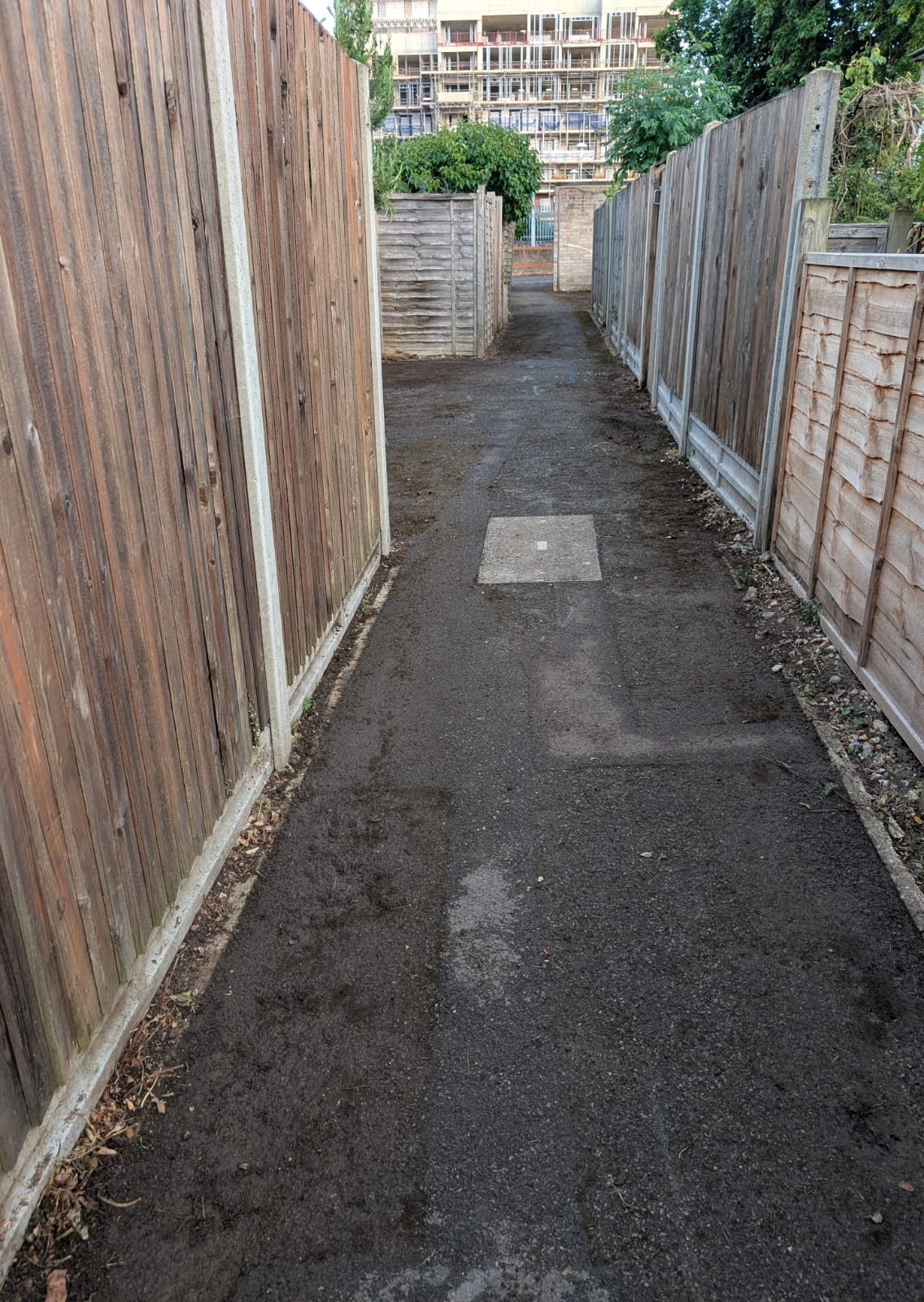 17th July Cleaned Alley - The Result